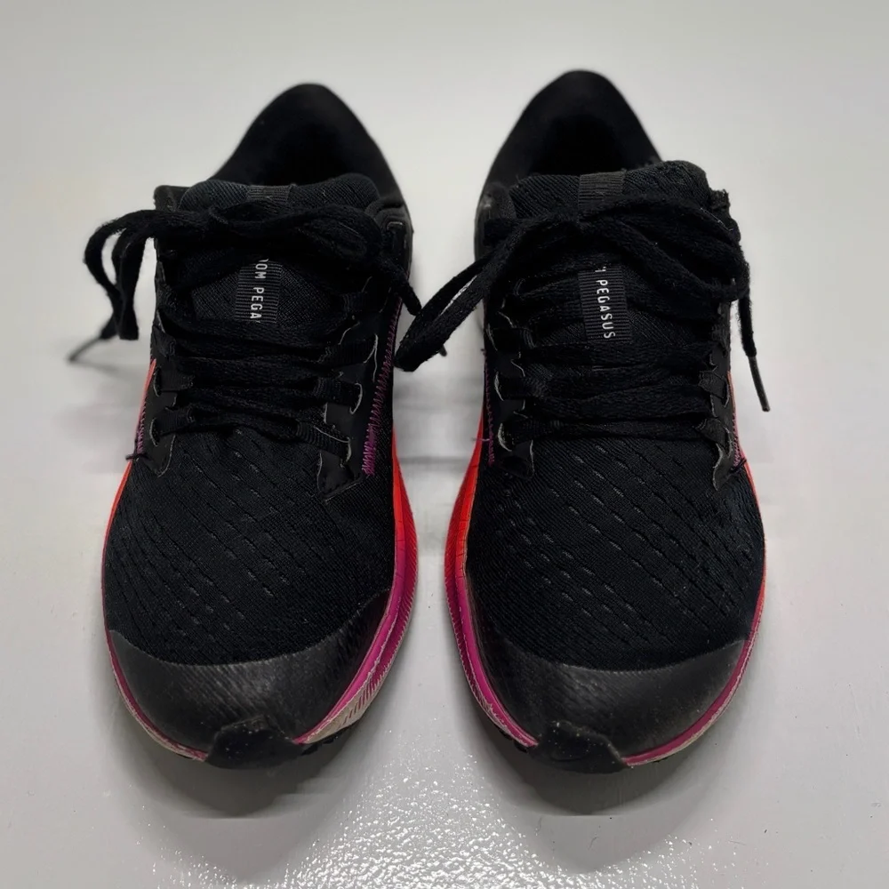 Nike Air Zoom Pegasus 38 Black Pink Running Shoes Youth 1.5Y Womens 3 CZ4178-021